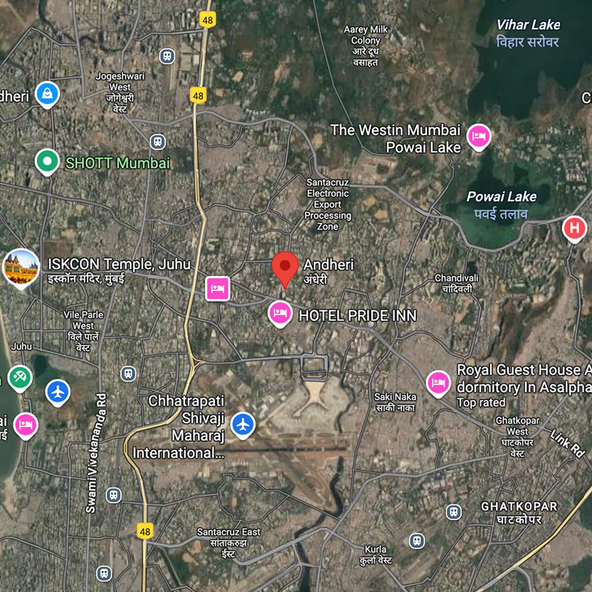 Prestige Horizon Heights location map showing Kasarvadavali Road context